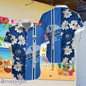 SC Paderborn Combo Hawaiian Shirt And Short Impressive Gift Product Photo 1