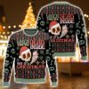 Skeleton “When you are dead inside but It’s Christmas” Ugly Christmas Sweater 3D All Printed Sweater Christmas Gift