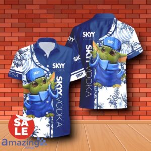 SKYY Vodka Baby Yoda Hawaiian Shirt & Short Product Photo 2