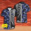 SKYY Vodka Button Skeleton Hawaiian Shirt And Short Gift Ideas For Men Women