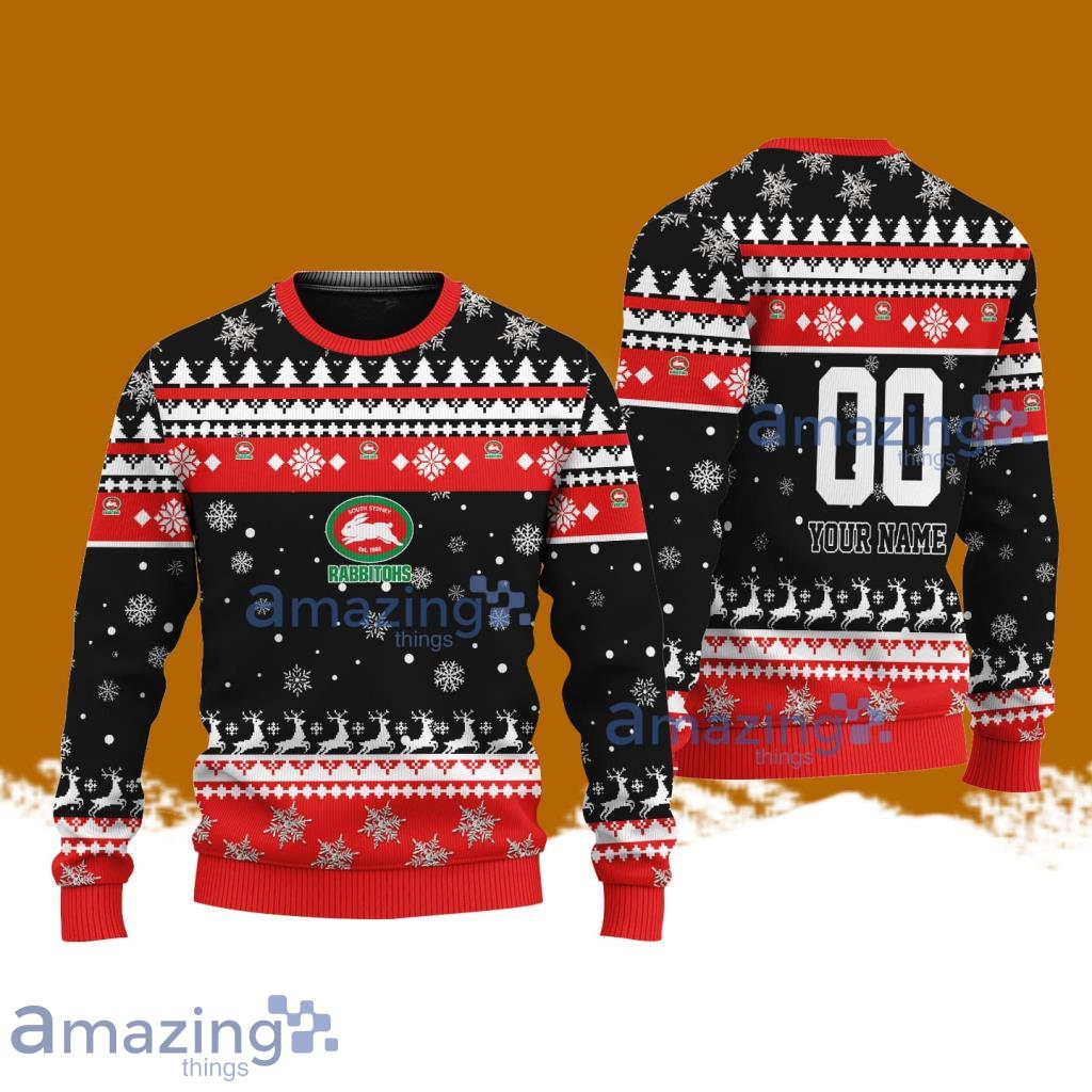 South Sydney Rabbitohs Merry Christmas Ugly Sweater New Designs Gift For Fans image South Sydney Rabbitohs Merry Christmas Ugly Sweater New Designs Gift For Fans Product Photo 1