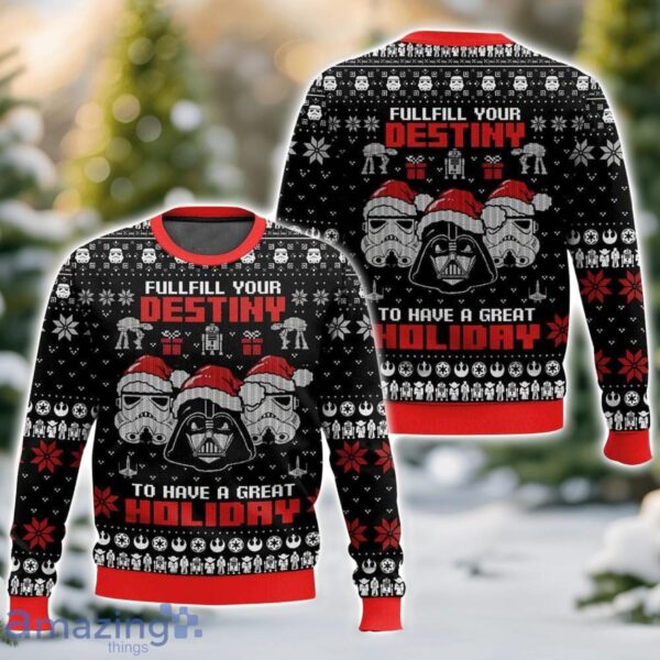 Star Wars, Darth Vader Christmas Ugly Christmas Sweater 3D All Printed Sweater Christmas Gift Product Photo 1