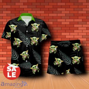 Stella Artois Baby Yoda Hug Hawaiian Shirt & Short Product Photo 1