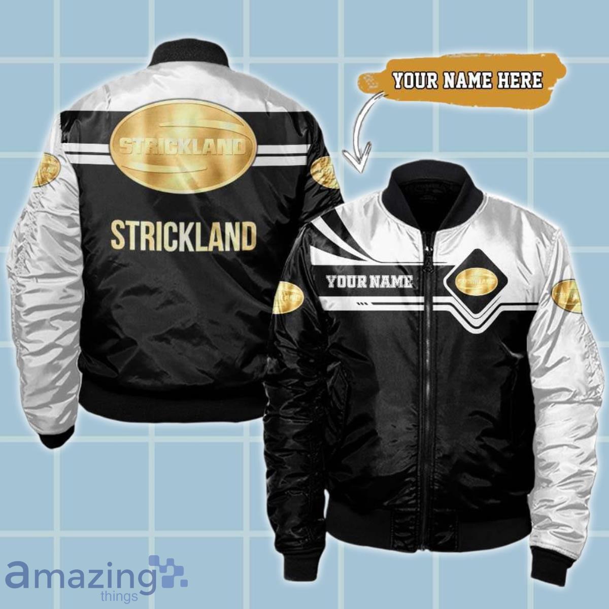 Strickland Bomber 3D Custom Name Unique Gift image Strickland Bomber 3D Custom Name Unique Gift Product Photo 1