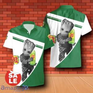 Sun Drop Groot Hug Combo Hawaiian Shirt & Shorts 3D Design For Men Women Product Photo 1