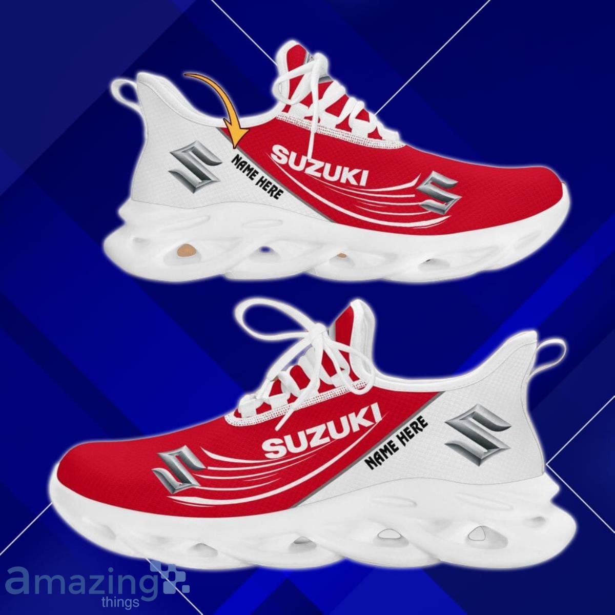 Suzuki Max Soul Shoes Custom Name Spcial Gift For Men And Women image Suzuki Max Soul Shoes Custom Name Spcial Gift For Men And Women Product Photo 2