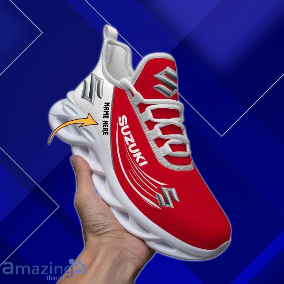 Suzuki Max Soul Shoes Custom Name Spcial Gift For Men And Women image Suzuki Max Soul Shoes Custom Name Spcial Gift For Men And Women Product Photo 1