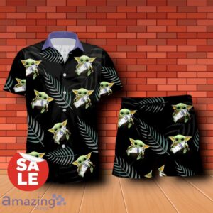Svedka Vodka Baby Yoda Hug Hawaiian Shirt & Short Product Photo 2