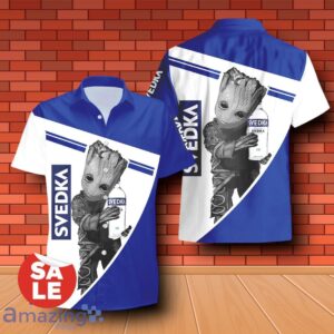 Svedka Vodka Groot Hug Combo Hawaiian Shirt & Shorts 3D Design For Men Women Product Photo 2
