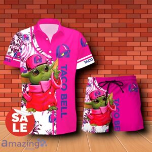 Taco Bell Baby Yoda Hawaiian Shirt & Short Product Photo 1