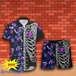 Taco Bell Button Skeleton Hawaiian Shirt And Short Gift Ideas For Men Women Product Photo 2