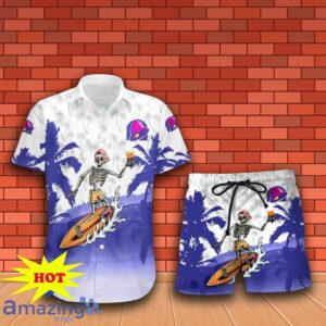Taco Bell Skull Hawaiian Shirt And Short Gift Ideas For Men Women Product Photo 2