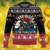 Take Biden To The Train Station Christmas Ugly Sweater Gift For Men And Women