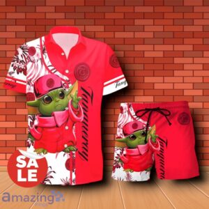 Tanqueray Baby Yoda Hawaiian Shirt & Short Product Photo 1