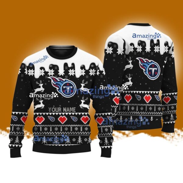 Tennessee Titans NFL custom name Knitting Pattern Ugly Sweater Chistmas Product Photo 1