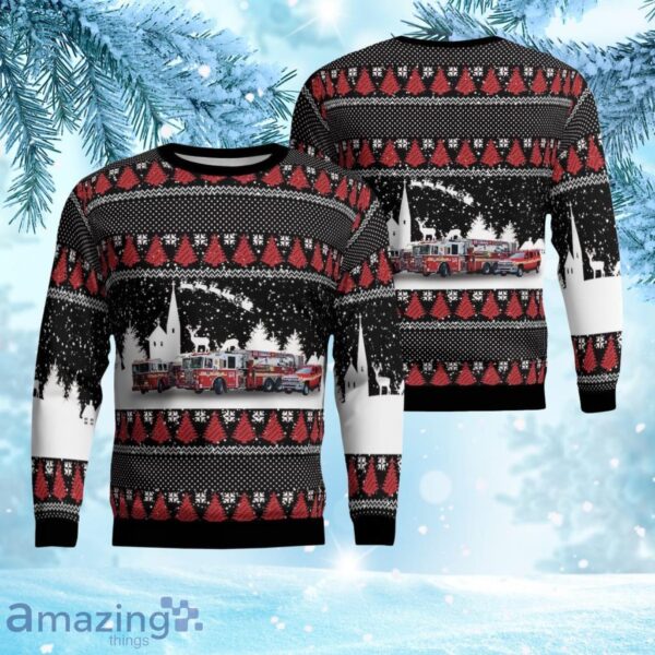 The Bronx, New York, Fdny Engine 45ladder 58battalion 18 Christmas Ugly Sweater 3D Gift For Men And Women Product Photo 1