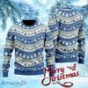 This Is Blue Holiday Pattern Ugly Christmas Sweater Gift Knitting Sweater