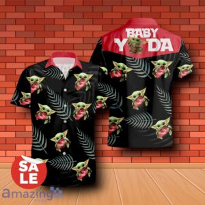Tim Hortons Baby Yoda Hug Hawaiian Shirt & Short Product Photo 1