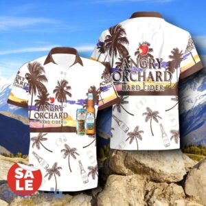 Tropical Beach Palm Tree Angry Orchard Hawaiian Shirt & Short image Tropical Beach Palm Tree Angry Orchard Hawaiian Shirt & Short Product Photo 2