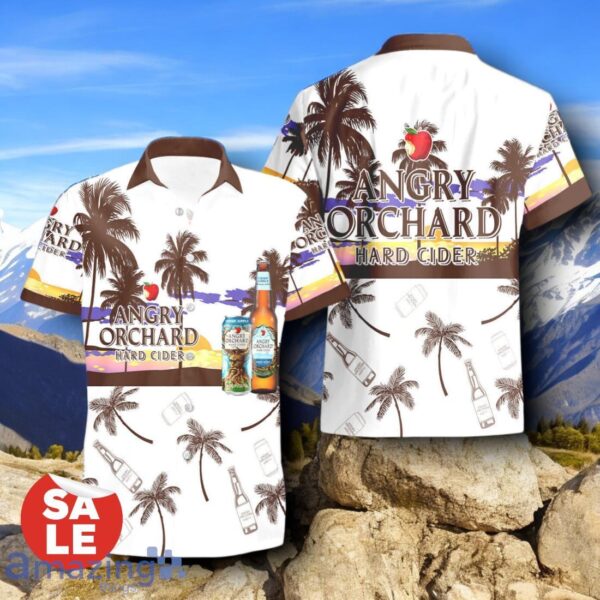 Tropical Beach Palm Tree Angry Orchard Hawaiian Shirt & Short Product Photo 2