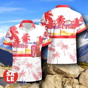 Tropical Beach Palm Tree Coca Cola Hawaiian Shirt & Short Product Photo 2