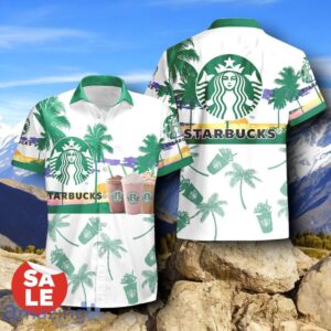 Tropical Beach Palm Tree Coffee Hawaiian Shirt & Short image Tropical Beach Palm Tree Coffee Hawaiian Shirt & Short Product Photo 2