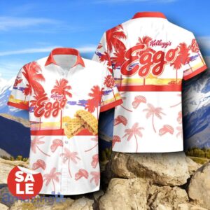 Tropical Beach Palm Tree Eggo Hawaiian Shirt & Short Product Photo 2
