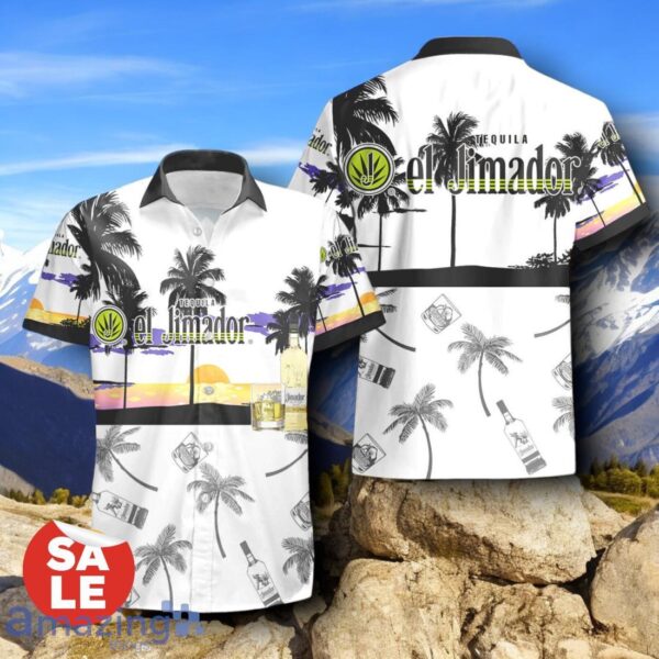 Tropical Beach Palm Tree El Jimador Hawaiian Shirt & Short Product Photo 2
