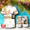 Tropical Beach Palm Tree Guinness Hawaiian Shirt & Short