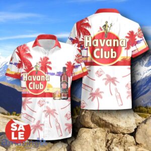 Tropical Beach Palm Tree Havana Club Hawaiian Shirt & Short Product Photo 2
