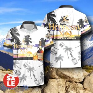 Tropical Beach Palm Tree Hennessy Hawaiian Shirt & Short image Tropical Beach Palm Tree Hennessy Hawaiian Shirt & Short Product Photo 2