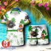 Tropical Beach Palm Tree Sailor Jerry Hawaiian Shirt & Short