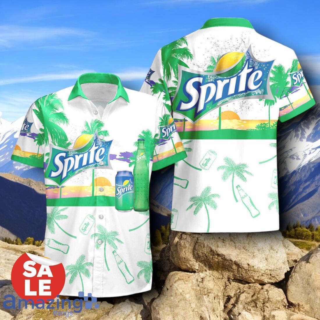 Tropical Beach Palm Tree Sprite Life Hawaiian Shirt & Short image Tropical Beach Palm Tree Sprite Life Hawaiian Shirt & Short Product Photo 2