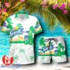 Tropical Beach Palm Tree Sprite Life Hawaiian Shirt & Short