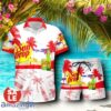 Tropical Beach Palm Tree Sun Drop Hawaiian Shirt & Short