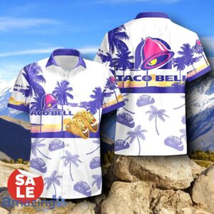 Tropical Beach Palm Tree Taco Bell Hawaiian Shirt & Short Product Photo 2
