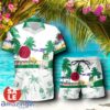 Tropical Beach Palm Tree Tanqueray Hawaiian Shirt & Short