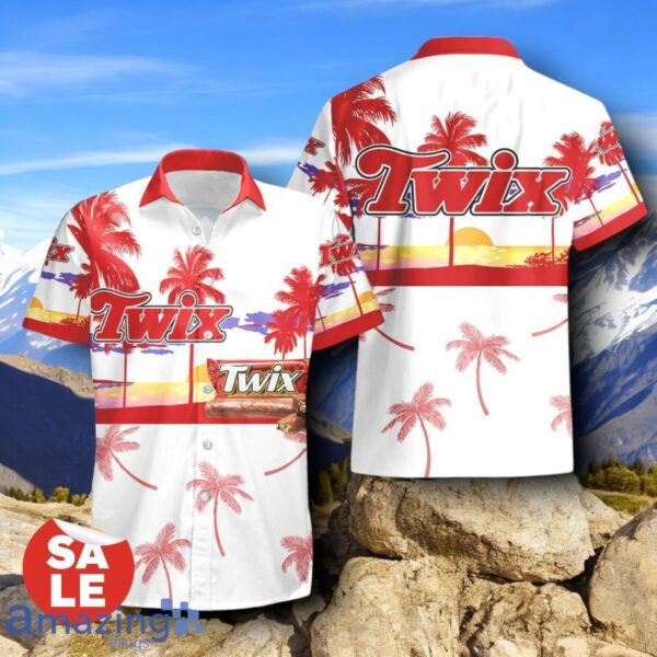 Tropical Beach Palm Tree Twix Hawaiian Shirt & Short Product Photo 2