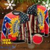 Twisted Tea USA Flag All Over Print 3D Ugly Christmas Sweater Unique Gift For Christmas