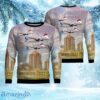 United Airlines Boeing 787 Dreamliner Over Albuquerque Christmas Ugly Sweater 3D Gift For Men And Women