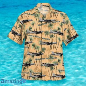US Air Force 2d Bomb Wing B 52 Stratofortress Hawaiian Shirt image US Air Force 2d Bomb Wing B-52 Stratofortress Hawaiian Shirt Product Photo 3