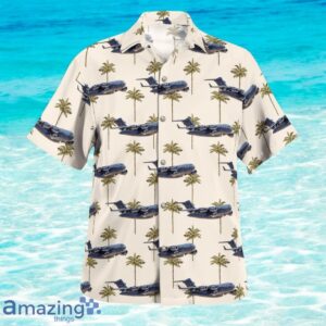 US Air Force 60th Air Mobility Wing C-17 Globemaster III Hawaiian Shirt Product Photo 3