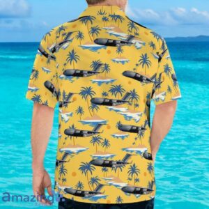 US Air Force 62nd Airlift Wing (62 AW) C-17 Globemaster III Hawaiian Shirt Product Photo 2