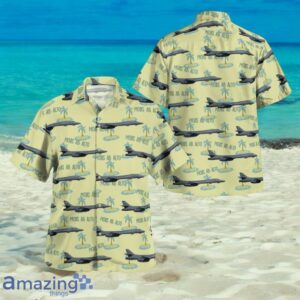 US Air Force 7th Bomb Wing (7 BW) Rockwell B-1 Lancer Hawaiian Shirt Product Photo 1