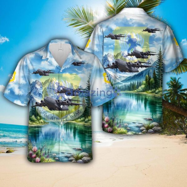 US Air Force C-17A Globemaster III 437th Airlift Wing, 437th Aerial Port Squadron, 96-0006 - Charleston AFB, SC Hawaiian Shirt Summer Holiday Gift Product Photo 1