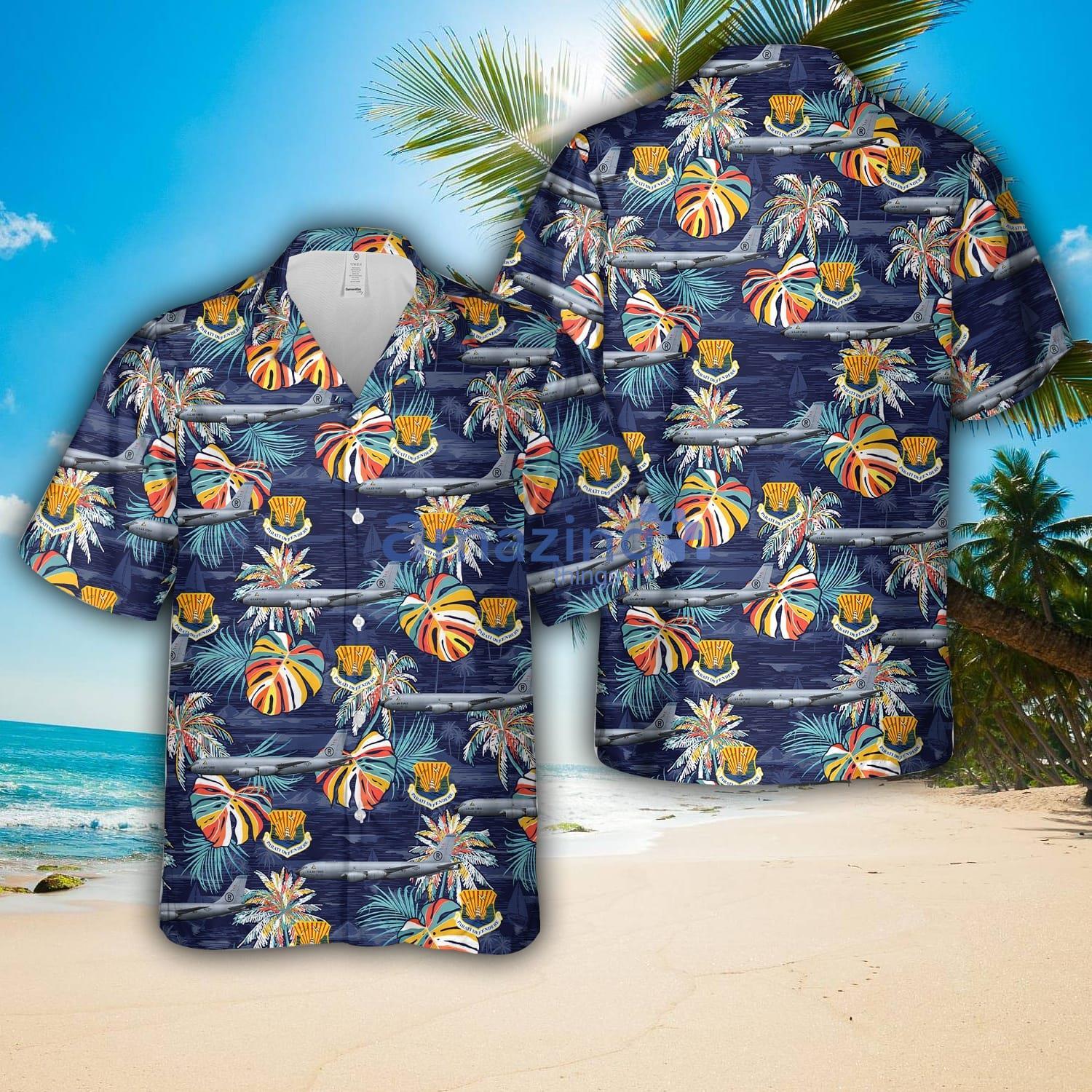 US Air Force KC 135R Stratotanker 6th Air Refueling Wing, 927th Air Refueling Wing, 58 0001 MacDill AFB, FL Hawaiian Shirt Summer Holiday Gift image US Air Force KC-135R Stratotanker 6th Air Refueling Wing, 927th Air Refueling Wing, 58-0001 - MacDill AFB, FL Hawaiian Shirt Summer Holiday Gift Product Photo 1