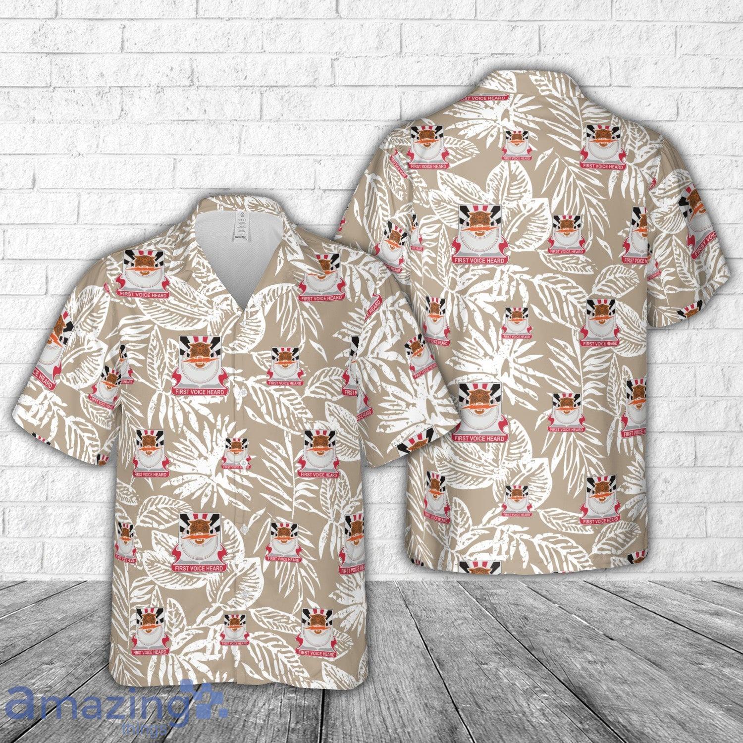 US Army 86th Signal Battalion ('Tigers') Hawaiian Shirt image US Army 86th Signal Battalion ('Tigers') Hawaiian Shirt
