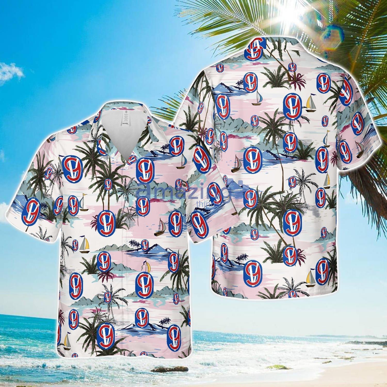 US Army 95th Infantry Division Hawaiian Shirt Summer Holiday Gift image US Army 95th Infantry Division Hawaiian Shirt Summer Holiday Gift Product Photo 1