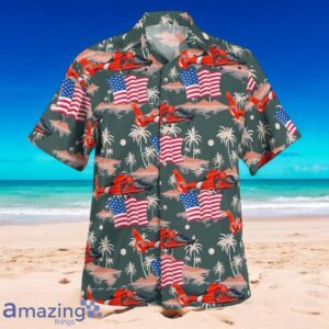 US Coast Guard Aerospatiale MH-65D Dolphin (SA-366G-1) Independence Day Hawaiian Shirt Product Photo 3