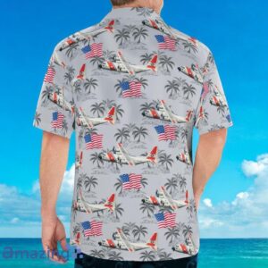 US Coast Guard Lockheed HC-130H Hercules (L-382) Independence Day Hawaiian Shirt Product Photo 2